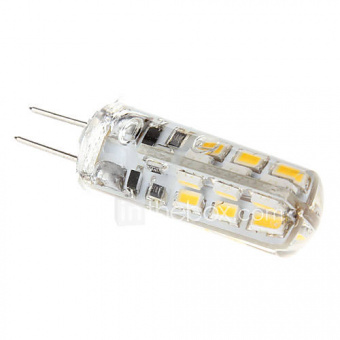 FERON Лампа LED 2вт 12в G4 тёплый силикон