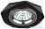 DK5 CH/BK ЭРА декор стекло многогранник MR16, 12V, 50W чёрный блеск/хром