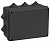 Коробка распаячная ОП КМ 150х110х70 черн. IP55 IEK