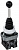 Джойстик LA167-PA22 на 2 полож. 2з без фиксации черн. IEK 