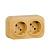 Quteo дерево роз. 2я с\з без защ. шторок Legrand 