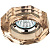 DK6 CH/TEA ЭРА декор стекло обьемный многогранник MR16, 50W, хром/чайный