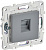 IEK SKANDY Серый Розетка компьютерная RJ45 кат.5E