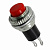 Выключатель-кнопка металл 220V 2А (2с) ON-OFF 10.2 красная Mini